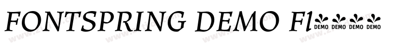 FONTSPRING DEMO Fl字体转换 FONTSPRING DEMO Fl字体转换